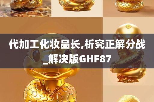 代加工化妆品长,析究正解分战_解决版GHF87