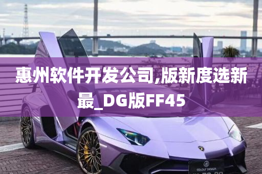 惠州软件开发公司,版新度选新最_DG版FF45