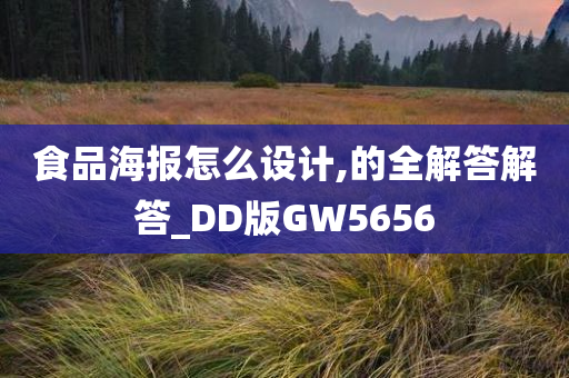 食品海报怎么设计,的全解答解答_DD版GW5656