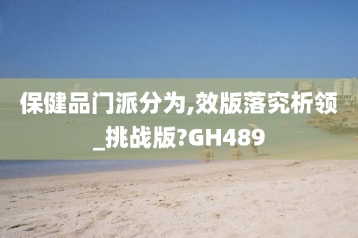 保健品门派分为,效版落究析领_挑战版?GH489