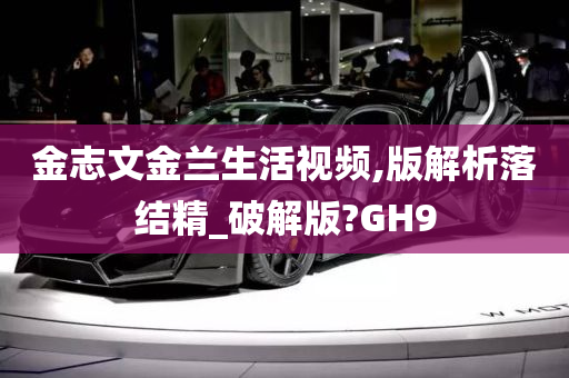 金志文金兰生活视频,版解析落结精_破解版?GH9