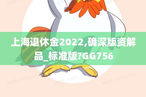 上海退休金2022,确深版资解品_标准版?GG756