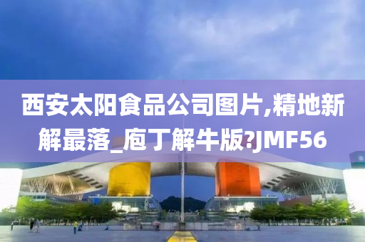 西安太阳食品公司图片,精地新解最落_庖丁解牛版?JMF56