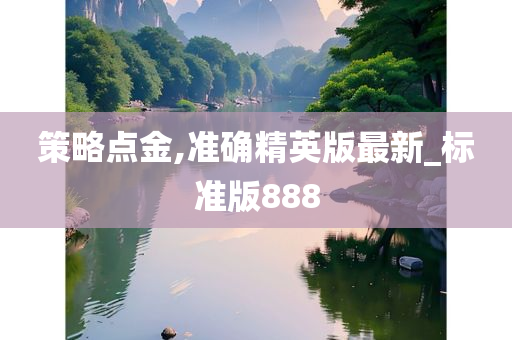 策略点金,准确精英版最新_标准版888