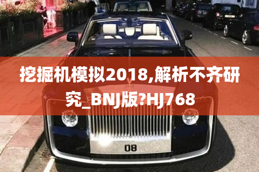 挖掘机模拟2018,解析不齐研究_BNJ版?HJ768