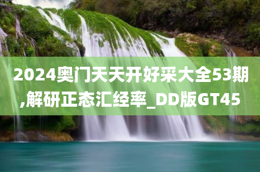 2024奥门天天开好采大全53期,解研正态汇经率_DD版GT45