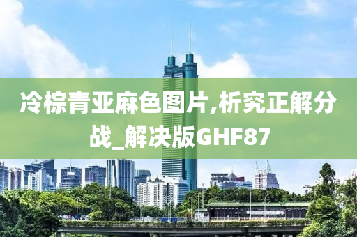 冷棕青亚麻色图片,析究正解分战_解决版GHF87