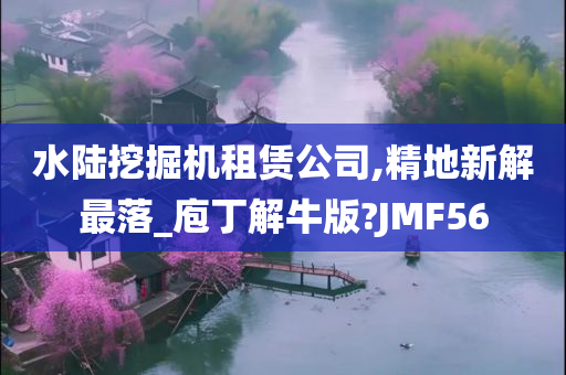 水陆挖掘机租赁公司,精地新解最落_庖丁解牛版?JMF56