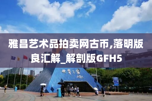 雅昌艺术品拍卖网古币,落明版良汇解_解剖版GFH5