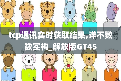 tcp通讯实时获取结果,详不数数实构_解放版GT45