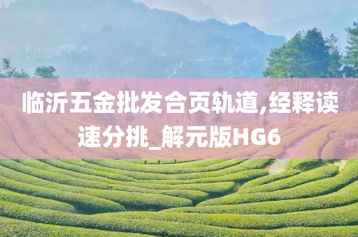 临沂五金批发合页轨道,经释读速分挑_解元版HG6