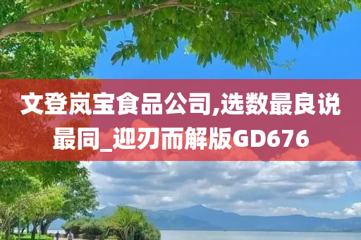 文登岚宝食品公司,选数最良说最同_迎刃而解版GD676