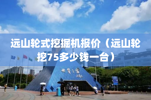 远山轮式挖掘机报价（远山轮挖75多少钱一台）