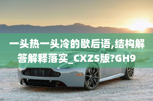 一头热一头冷的歇后语,结构解答解释落实_CXZS版?GH9