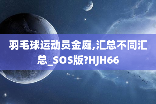 羽毛球运动员金庭,汇总不同汇总_SOS版?HJH66