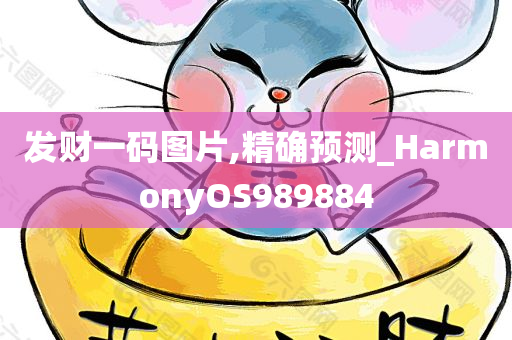 发财一码图片,精确预测_HarmonyOS989884