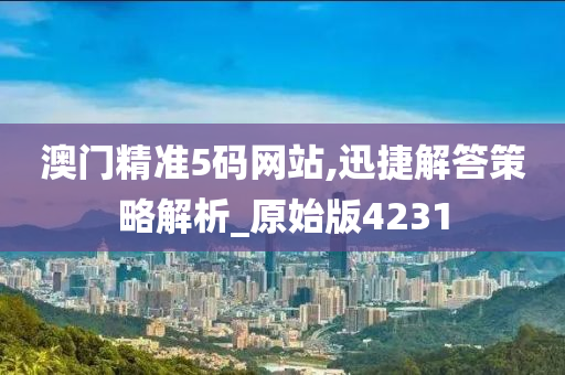 澳门精准5码网站,迅捷解答策略解析_原始版4231