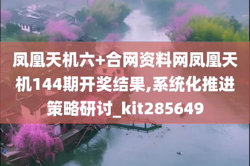 凤凰天机六+合网资料网凤凰天机144期开奖结果,系统化推进策略研讨_kit285649