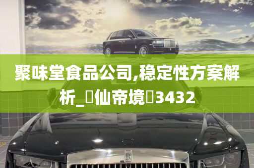 聚味堂食品公司,稳定性方案解析_‌仙帝境‌3432