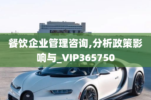 餐饮企业管理咨询,分析政策影响与_VIP365750