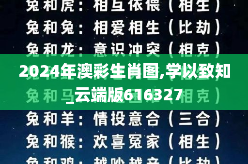 2024年澳彩生肖图,学以致知_云端版616327