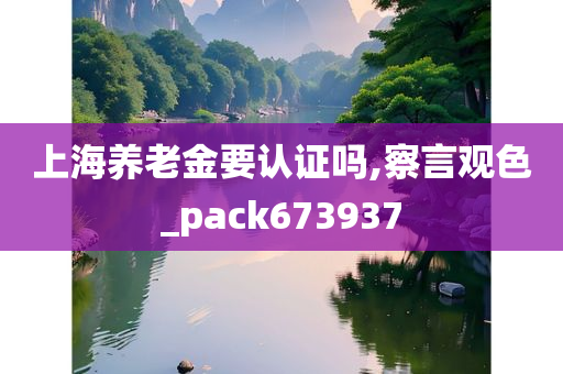 上海养老金要认证吗,察言观色_pack673937