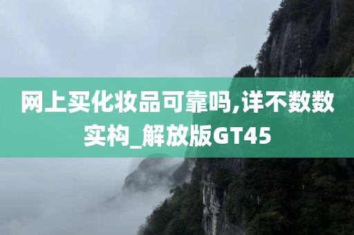 网上买化妆品可靠吗,详不数数实构_解放版GT45