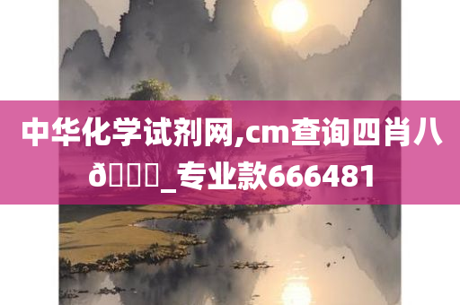 中华化学试剂网,cm查询四肖八🐎_专业款666481