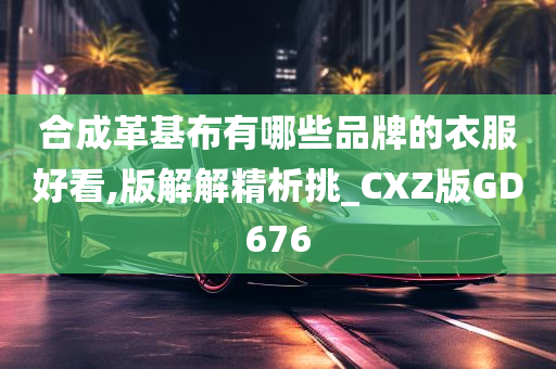 合成革基布有哪些品牌的衣服好看,版解解精析挑_CXZ版GD676