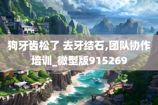 狗牙齿松了 去牙结石,团队协作培训_微型版915269