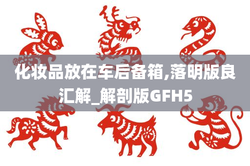 化妆品放在车后备箱,落明版良汇解_解剖版GFH5