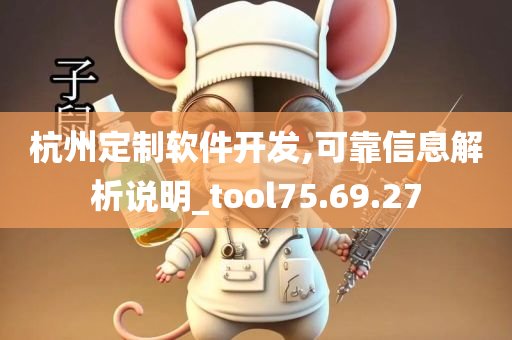 杭州定制软件开发,可靠信息解析说明_tool75.69.27