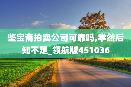 鉴宝斋拍卖公司可靠吗,学然后知不足_领航版451036