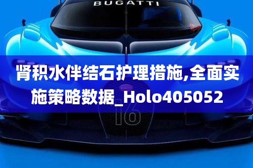 肾积水伴结石护理措施,全面实施策略数据_Holo405052