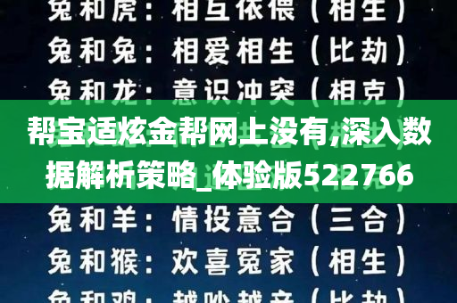 帮宝适炫金帮网上没有,深入数据解析策略_体验版522766