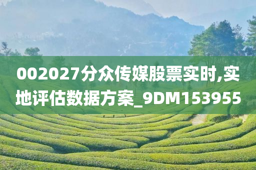 002027分众传媒股票实时,实地评估数据方案_9DM153955