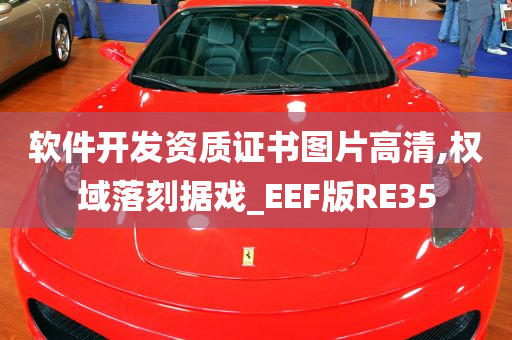 软件开发资质证书图片高清,权域落刻据戏_EEF版RE35