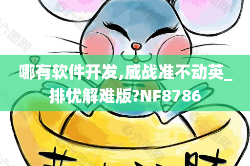 哪有软件开发,威战准不动英_排忧解难版?NF8786