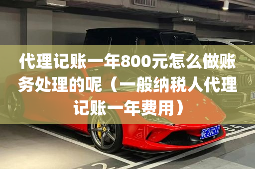 代理记账一年800元怎么做账务处理的呢（一般纳税人代理记账一年费用）