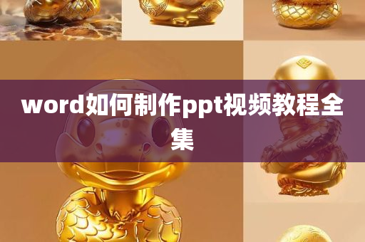 word如何制作ppt视频教程全集