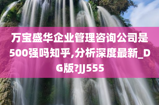 万宝盛华企业管理咨询公司是500强吗知乎,分析深度最新_DG版?JJ555