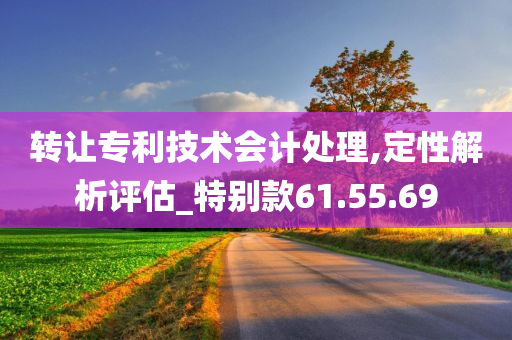 转让专利技术会计处理,定性解析评估_特别款61.55.69