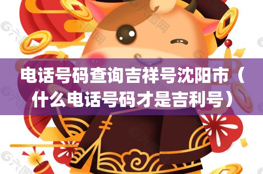 电话号码查询吉祥号沈阳市（什么电话号码才是吉利号）