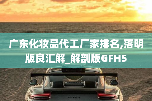 广东化妆品代工厂家排名,落明版良汇解_解剖版GFH5