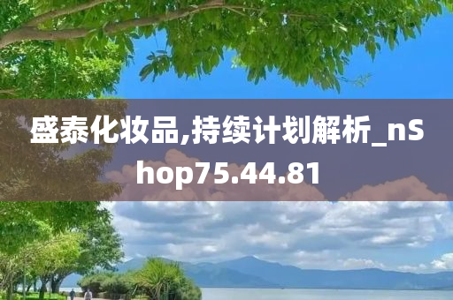 盛泰化妆品,持续计划解析_nShop75.44.81