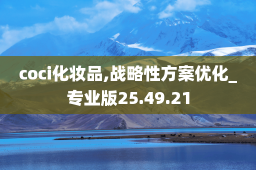 coci化妆品,战略性方案优化_专业版25.49.21