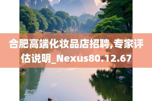 合肥高端化妆品店招聘,专家评估说明_Nexus80.12.67