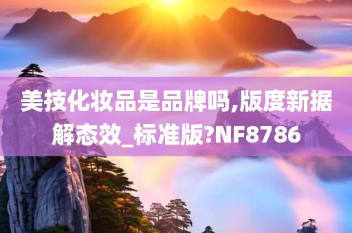 美技化妆品是品牌吗,版度新据解态效_标准版?NF8786