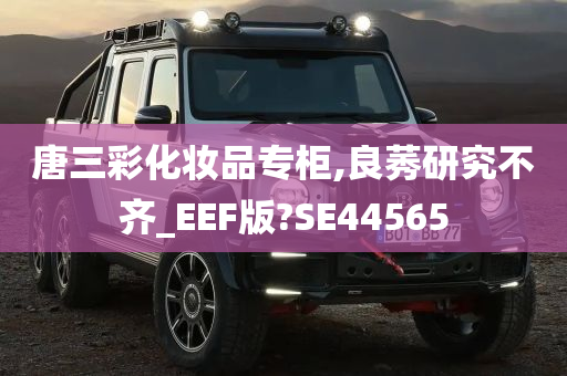 唐三彩化妆品专柜,良莠研究不齐_EEF版?SE44565