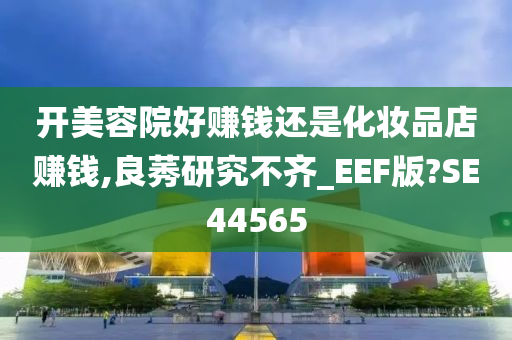 开美容院好赚钱还是化妆品店赚钱,良莠研究不齐_EEF版?SE44565